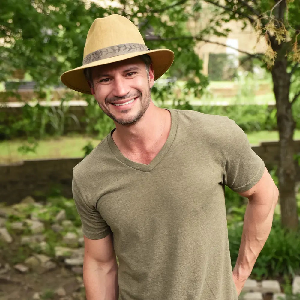 Boxcar | Mens Sand Straw Sun Hat