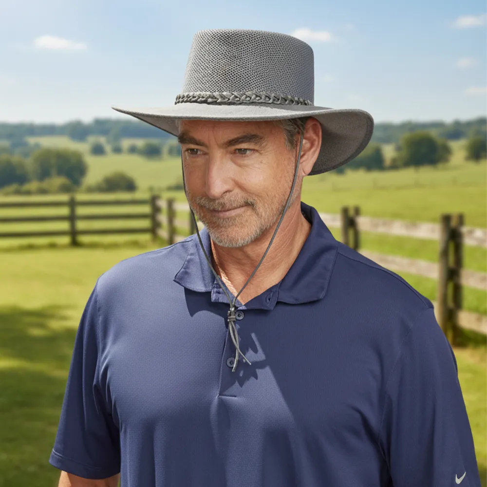 Breeze | Mens Wide Brim Sun Hat