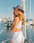 Cabana | Womens Steel Wide Brim Sun Hat