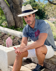 Caracas | Mens Genuine Panama Fedora Hat