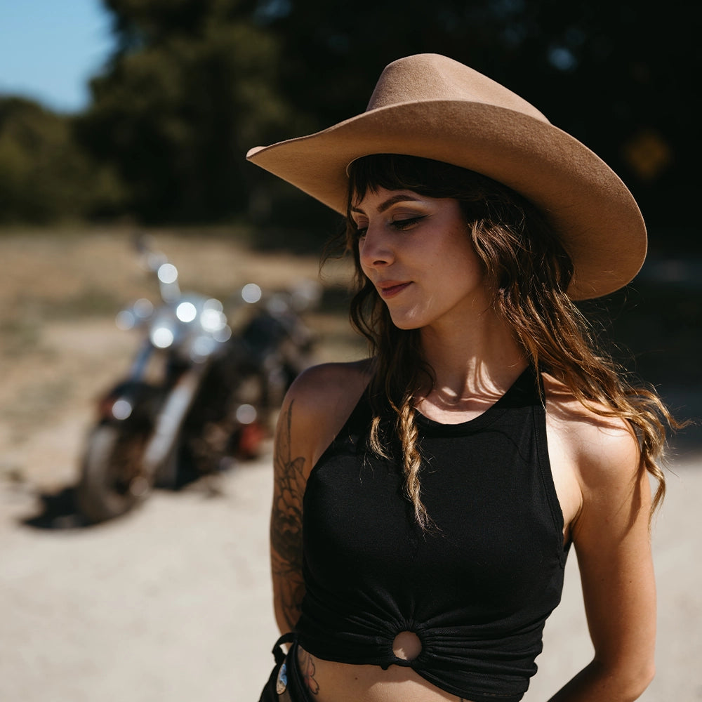 Cattleman | Womens Fawn Felt Cowgirl Hat