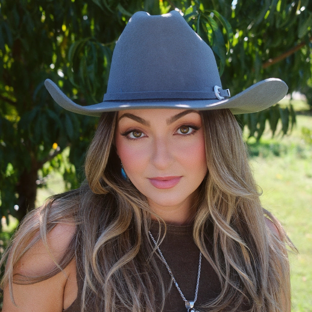 Cattleman | Womens Felt Cowgirl Hat with Western Hat Band