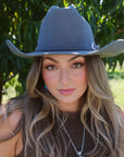 Cattleman | Womens Felt Cowgirl Hat with Western Hat Band