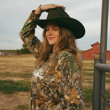Cattleman | Womens Olive Felt Cowgirl Hat