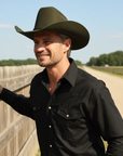 Cattleman | Mens Felt Cowboy Hat with Western Hat Band