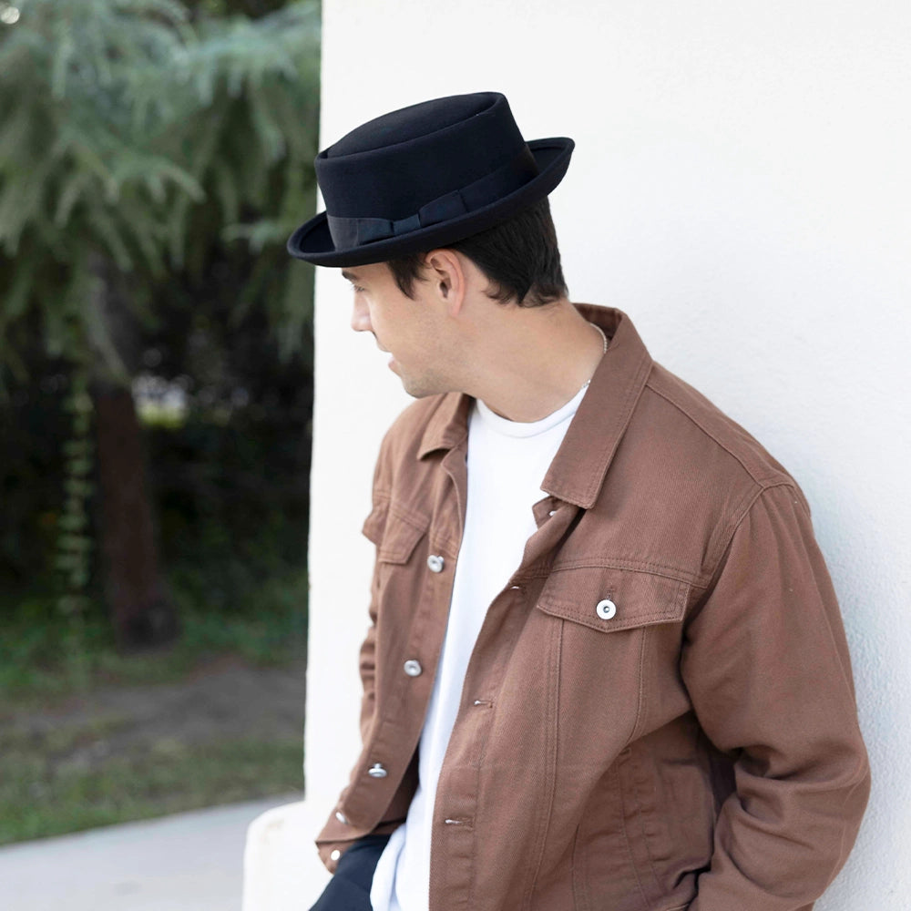 Chi-Town 2.0 | Mens Crushable Wool Felt Pork Pie Hat