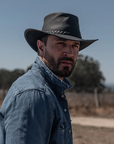 Crusher | Mens Crushable Leather Outback Hat