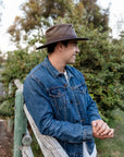 Crusher | Mens Crushable Leather Outback Hat