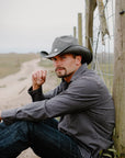Cyclone | Mens Leather Cowboy Hat
