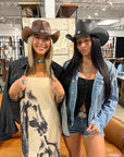 Cyclone | Womens Blackstone Leather Cowgirl Hat