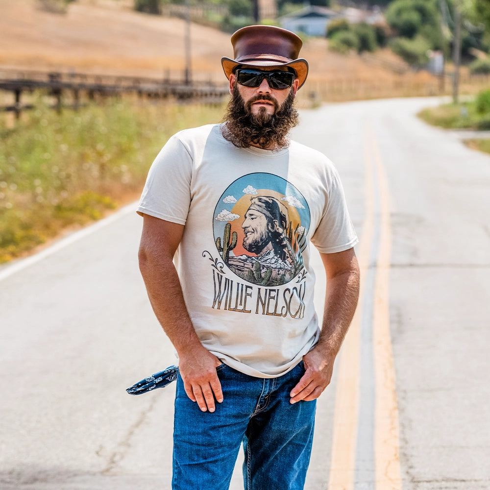 Hampton | Mens Cyprus Tan Leather Top Hat