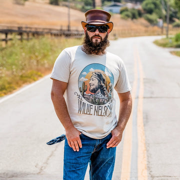 Hampton | Mens Cyprus Tan Leather Top Hat
