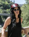 Hampton | Womens Leather Top Hat
