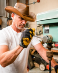 Hollywood | Mens Leather Cowboy Hat