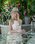 Milan | Womens Firm Straw Fedora Hat