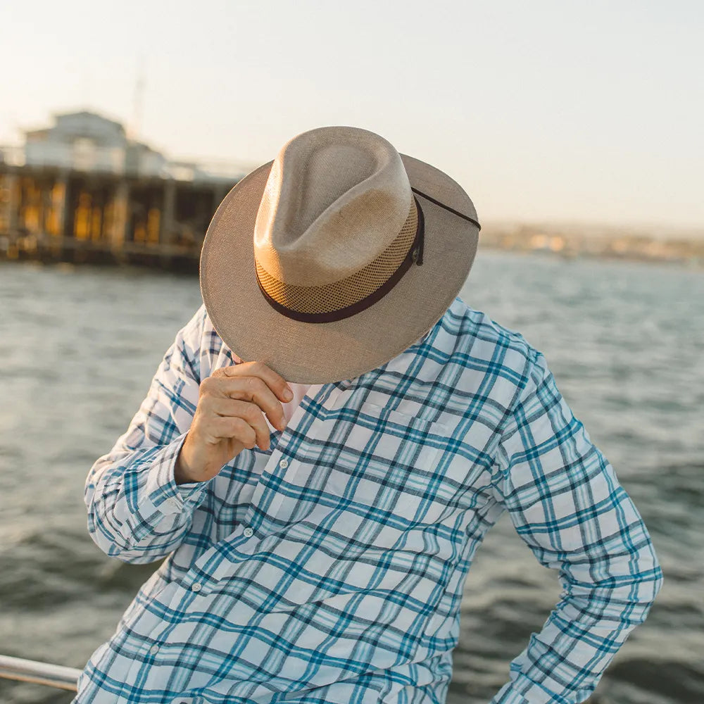 Milan | Mens Firm Straw Fedora Hat