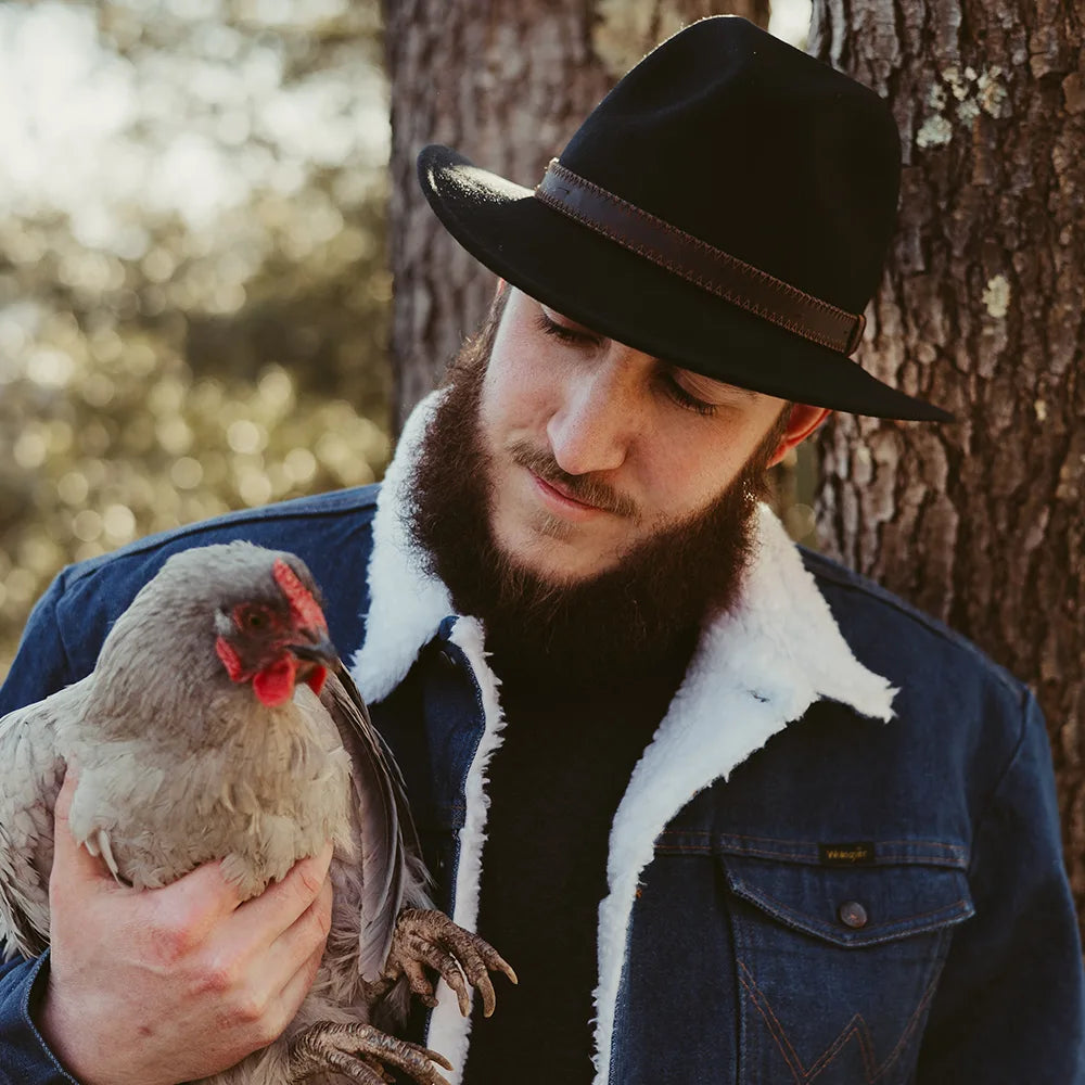 Moab | Mens Crushable Wool Felt Safari Hat with Leather Band