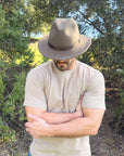 Moab | Mens Crushable Wool Felt Safari Hat with Leather Band