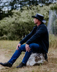 Pale Rider | Mens Leather Top Hat