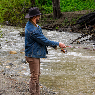 Pathfinder | Mens Chocolate Brown Wool Felt Outback Hat