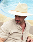 Paulo | Mens Wide Brim Straw Safari Sun Hat