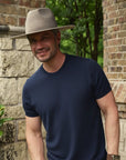 Rancher | Mens Wide Brim Felt Fedora Hat