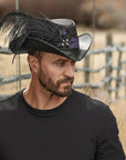 Reversible Ren | Mens Leather Festival Hat