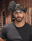 Reversible Ren | Mens Leather Festival Hat