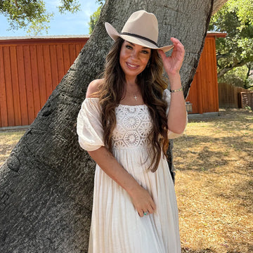 Sequoia | Womens Sand Wool Felt Cowgirl Hat
