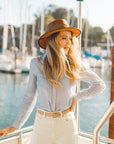 Sirocco | Womens Copper Wide Brim Sun Hat