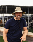 Smokey | Mens Nylon Outback Sun Hat with Mesh Sides