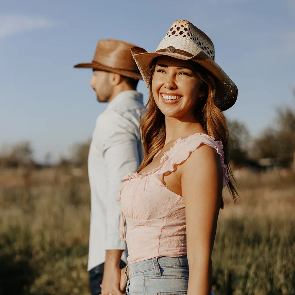 Sundance | Womens Natural Toyo Straw Cowgirl Hat
