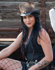 hAtlas | Womens Genuine Leather Top Hat