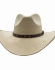 Ace High | Mens Suede Teardrop Crown Rancher Cowboy Hat