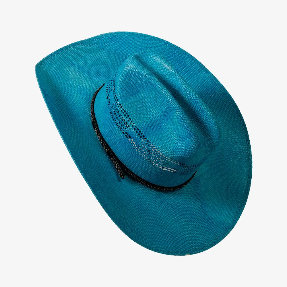 American Maverick | Womens Vented Crown Bangora Straw Cowgirl Hat