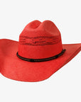 American Maverick | Womens Vented Crown Bangora Straw Cowgirl Hat