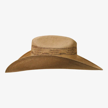 American Maverick | Mens Tan Vented Crown Bangora Straw Cowboy Hat
