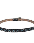 A front view of a Amos Hatband Black