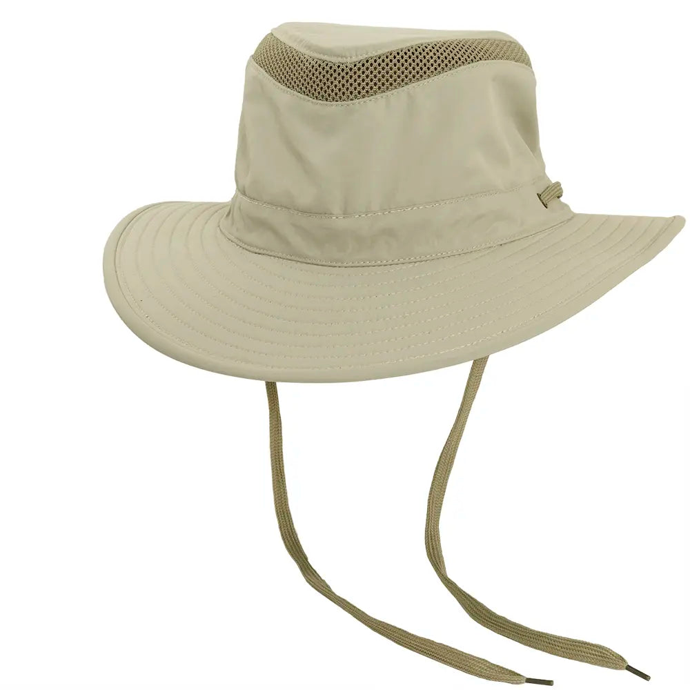 Angler Tan Sun Hat Front View