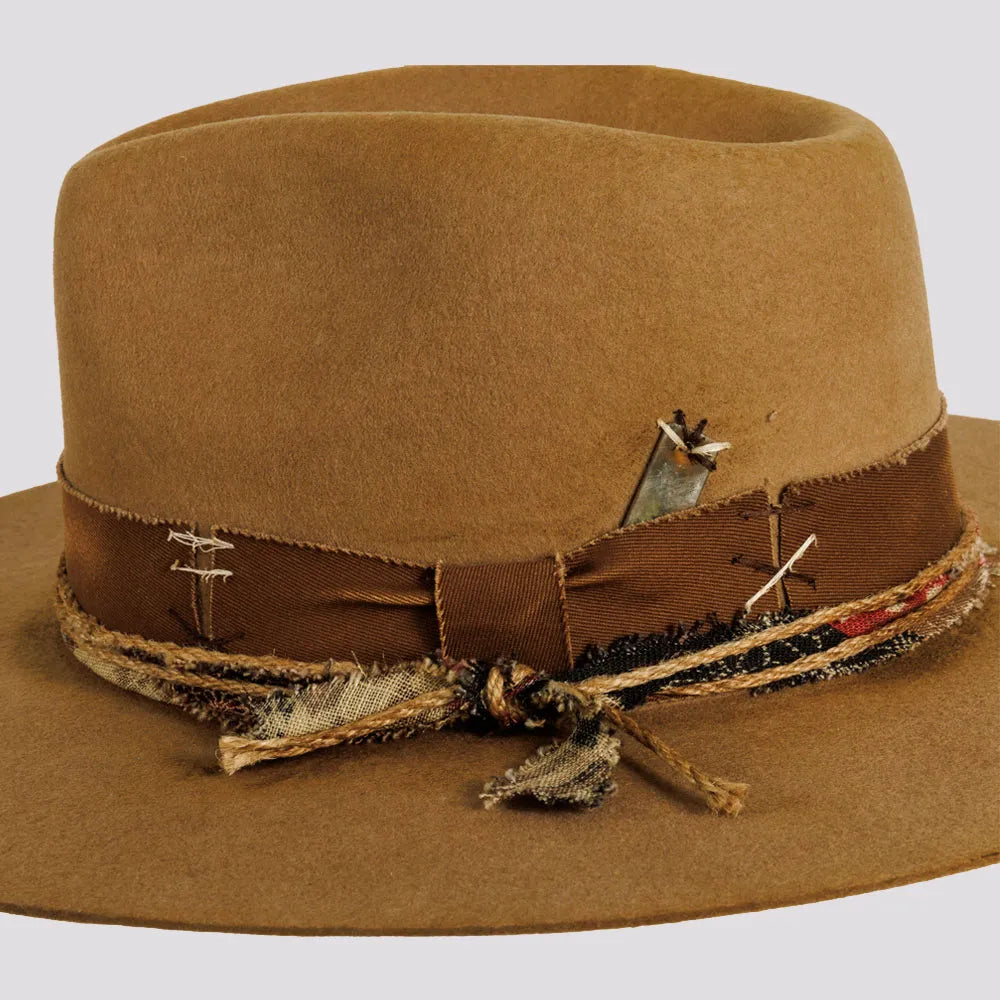 Axel | Mens Wool Felt Outback Fedora Hat