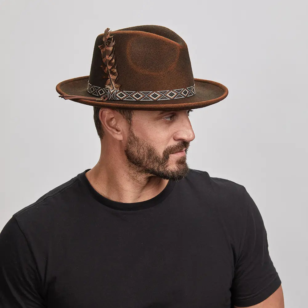 Backroad | Mens Felt Fedora Hat – American Hat Makers