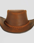 Backwoods | Womens Leather Outback Hat