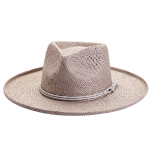 Bailey Grey Sun Straw Hat Front View