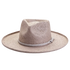 Bailey Grey Sun Straw Hat Front View