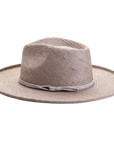 Bailey Grey Sun Straw Hat Side View