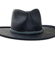 Bailey Navy Sun Straw Hat Front View