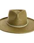 Bailey Sage Sun Straw Hat Front View