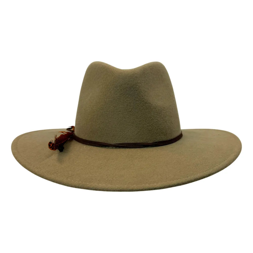 Base Camp | Womens Wool Felt Crushable Outback Hat