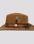 Bogart | Mens Genuine Leather Safari Outback Hat