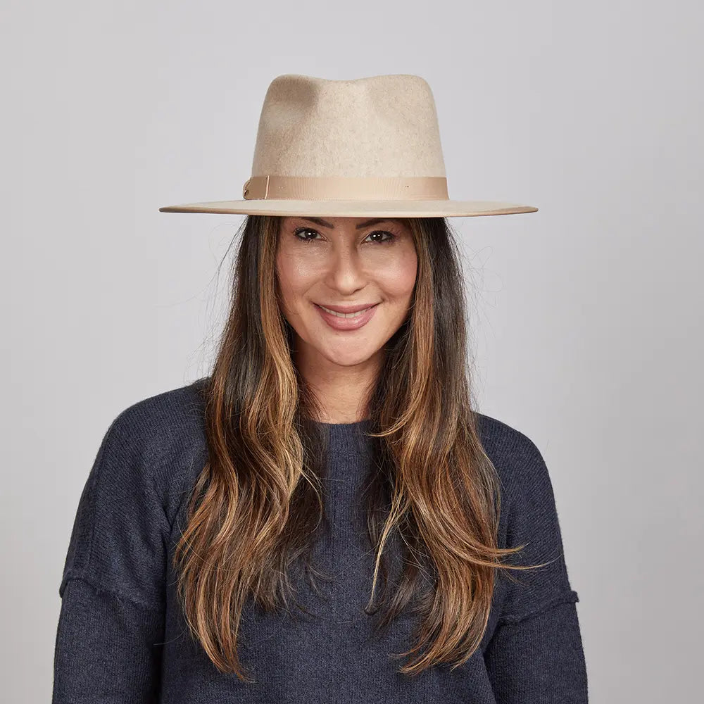 Bondi | Womens Wide Brim Felt Fedora Hat